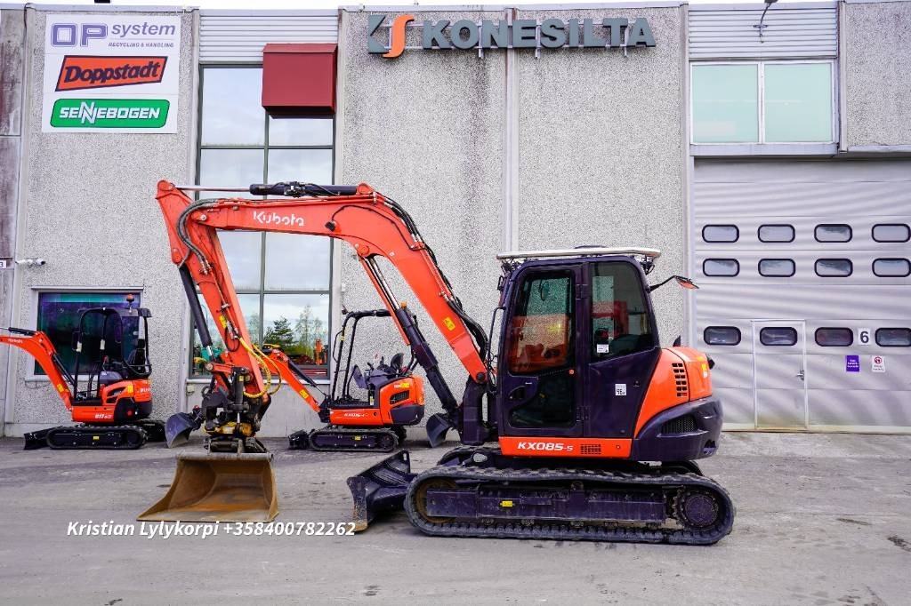 Kubota KX085-5 ENGCONILLA - 미니 굴삭기 : 사진 1 Kubota KX085-5 ENGCONILLA - 미니 굴삭기 : 사진 1