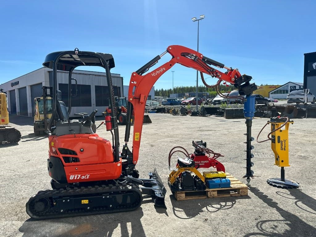 Kubota U 17-3 uusi Varustelupaketilla - 미니 굴삭기 : 사진 5 Kubota U 17-3 uusi Varustelupaketilla - 미니 굴삭기 : 사진 5