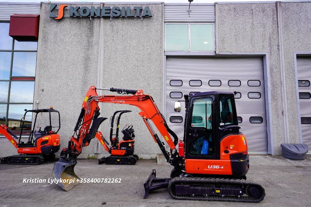 Kubota U36-4 MARGINAALIVEROLLINEN - 미니 굴삭기 : 사진 1 Kubota U36-4 MARGINAALIVEROLLINEN - 미니 굴삭기 : 사진 1