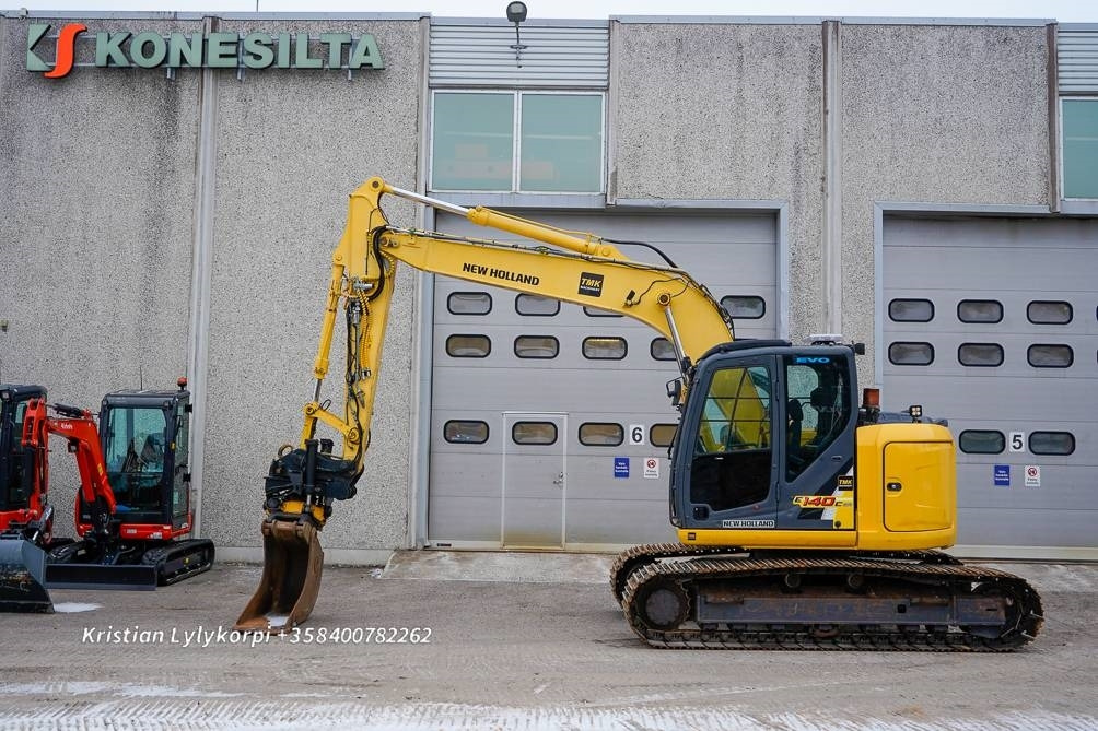 New Holland E140CSR PYÖRITTÄJÄLLÄ - 크롤러 굴삭기 : 사진 1 New Holland E140CSR PYÖRITTÄJÄLLÄ - 크롤러 굴삭기 : 사진 1