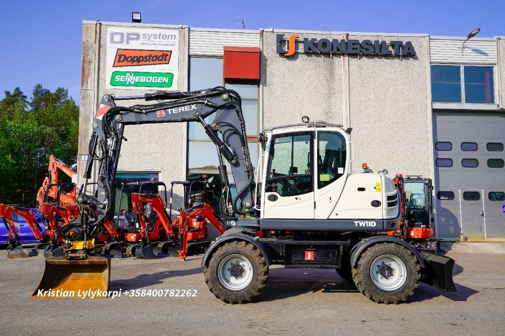 Terex TW110 ENGCON JA KAUHAT - 휠 굴삭기 : 사진 1 Terex TW110 ENGCON JA KAUHAT - 휠 굴삭기 : 사진 1