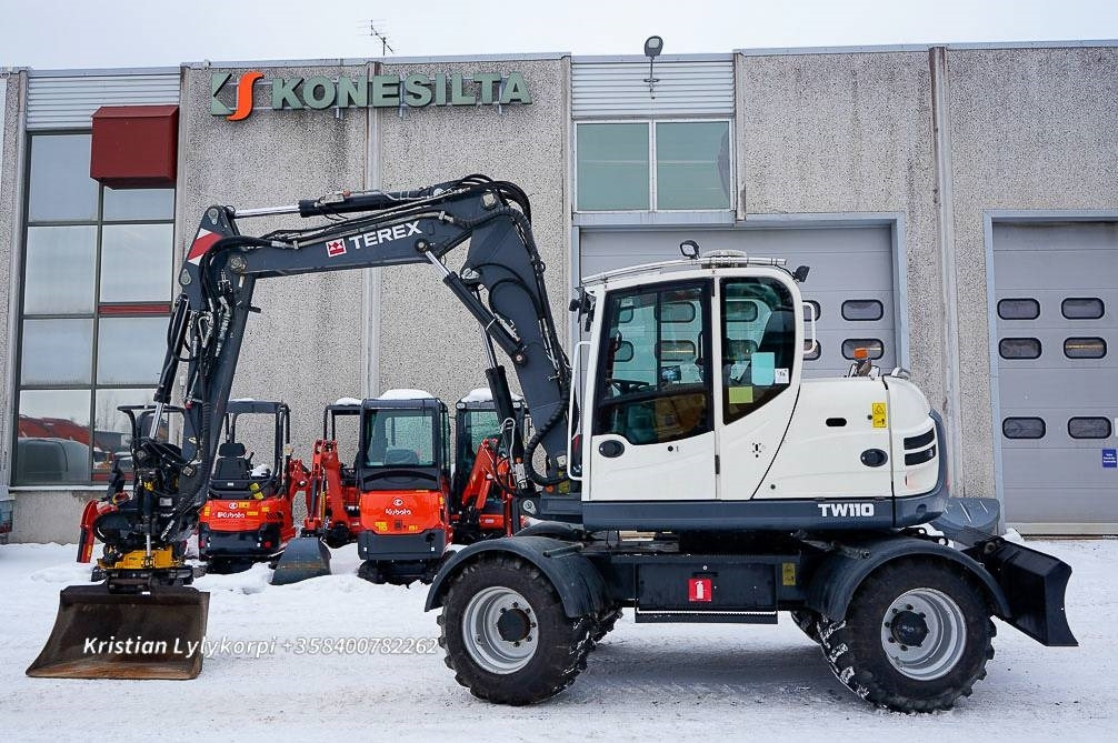 Terex TW110 PYÖRITTÄJÄLLÄ - 휠 굴삭기 : 사진 1 Terex TW110 PYÖRITTÄJÄLLÄ - 휠 굴삭기 : 사진 1
