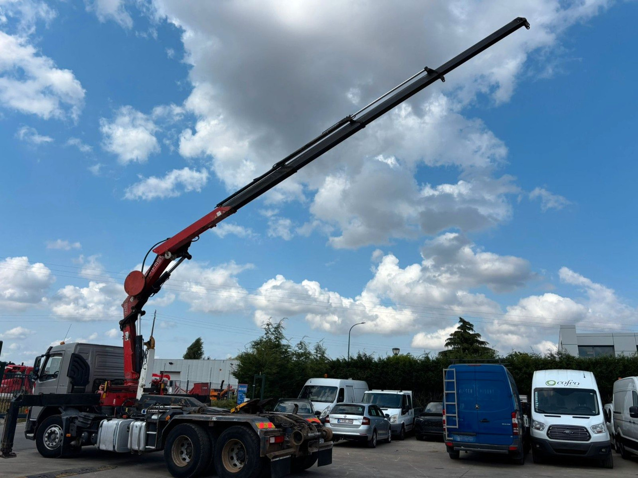 Volvo 6x4. Fassi F195A. Abroll. Funk. Tempomat. - 후크 리프트 트럭, 크레인 트럭 : 사진 1 Volvo 6x4. Fassi F195A. Abroll. Funk. Tempomat. - 후크 리프트 트럭, 크레인 트럭 : 사진 1