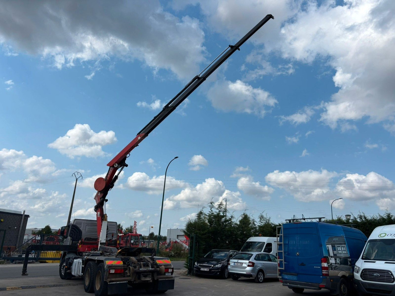 Volvo 6x4. Fassi F195A. Abroll. Funk. Tempomat. - 크레인 트럭 : 사진 3 Volvo 6x4. Fassi F195A. Abroll. Funk. Tempomat. - 크레인 트럭 : 사진 3