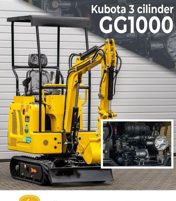 Gunter machine GG1000 - 미니 굴삭기 : 사진 1 Gunter machine GG1000 - 미니 굴삭기 : 사진 1