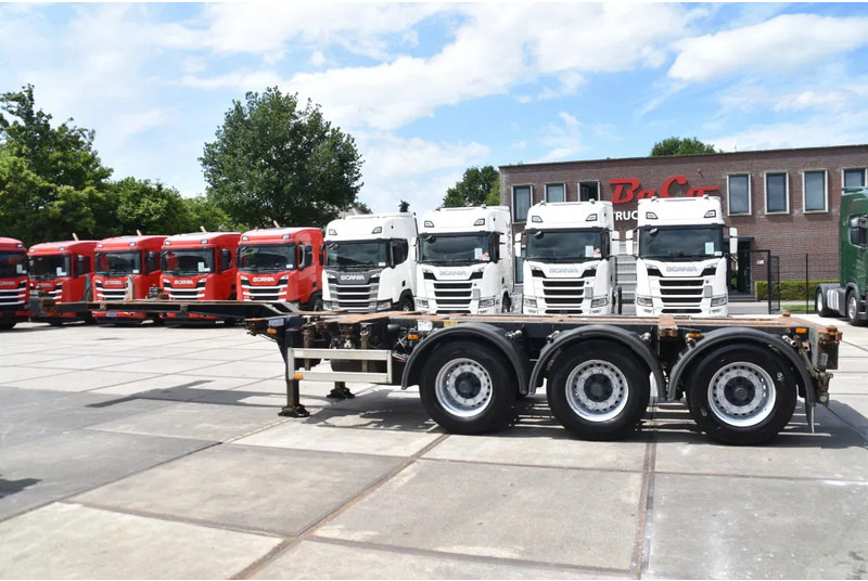 Pacton T3-010 - 2 x LIFT AXLE - BPW AXLES - DRUM BRAKES - 2 x EXTENDABLE - - 컨테이너 운반 장치/ 스와프 보디 세미 트레일러 : 사진 2 Pacton T3-010 - 2 x LIFT AXLE - BPW AXLES - DRUM BRAKES - 2 x EXTENDABLE - - 컨테이너 운반 장치/ 스와프 보디 세미 트레일러 : 사진 2