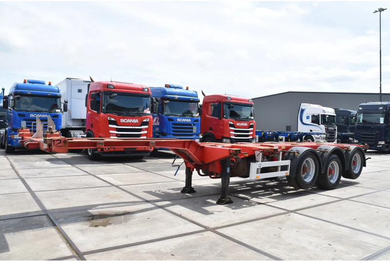Pacton T3-010 - BPW AXLES - DRUM BRAKES - 2 LIFT AXLES - 2 x EXTENDABLE - - 컨테이너 운반 장치/ 스와프 보디 세미 트레일러 : 사진 5 Pacton T3-010 - BPW AXLES - DRUM BRAKES - 2 LIFT AXLES - 2 x EXTENDABLE - - 컨테이너 운반 장치/ 스와프 보디 세미 트레일러 : 사진 5