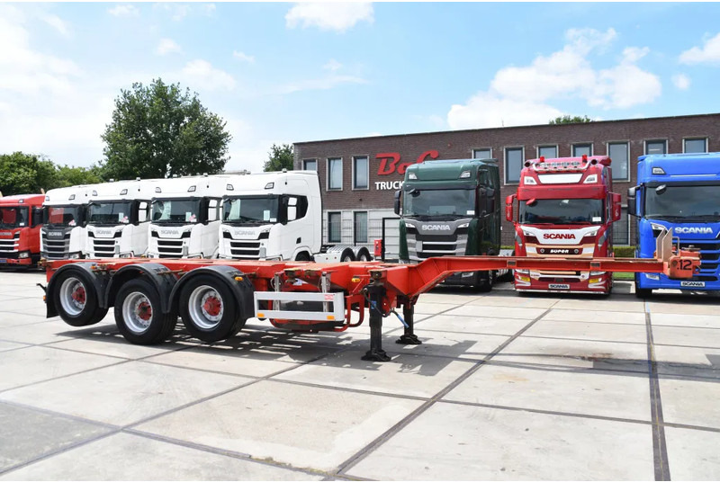 Pacton T3-010 - BPW AXLES - DRUM BRAKES - 2 LIFT AXLES - 2 x EXTENDABLE - - 컨테이너 운반 장치/ 스와프 보디 세미 트레일러 : 사진 1 Pacton T3-010 - BPW AXLES - DRUM BRAKES - 2 LIFT AXLES - 2 x EXTENDABLE - - 컨테이너 운반 장치/ 스와프 보디 세미 트레일러 : 사진 1