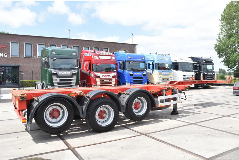 Pacton T3-010 - BPW AXLES - DRUM BRAKES - 2 LIFT AXLES - 2 x EXTENDABLE - - 컨테이너 운반 장치/ 스와프 보디 세미 트레일러 : 사진 2 Pacton T3-010 - BPW AXLES - DRUM BRAKES - 2 LIFT AXLES - 2 x EXTENDABLE - - 컨테이너 운반 장치/ 스와프 보디 세미 트레일러 : 사진 2