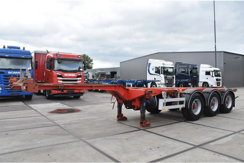 Pacton T3-010 - BPW AXLES - DRUM BRAKES - 2 LIFT AXLES - 2 x EXTENDABLE - - 컨테이너 운반 장치/ 스와프 보디 세미 트레일러 : 사진 5 Pacton T3-010 - BPW AXLES - DRUM BRAKES - 2 LIFT AXLES - 2 x EXTENDABLE - - 컨테이너 운반 장치/ 스와프 보디 세미 트레일러 : 사진 5