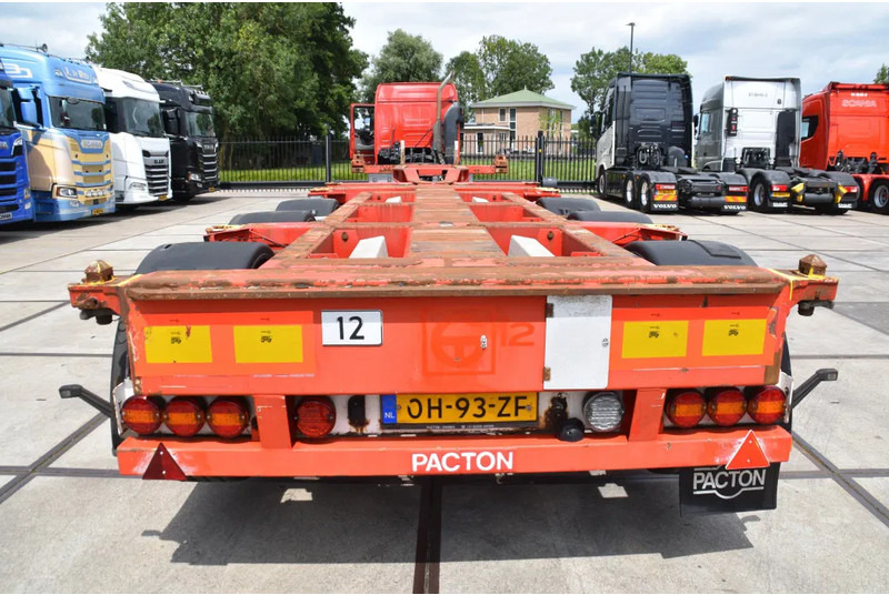 Pacton T3-010 - BPW AXLES - DRUM BRAKES - 2 LIFT AXLES - 2 x EXTENDABLE - - 컨테이너 운반 장치/ 스와프 보디 세미 트레일러 : 사진 3 Pacton T3-010 - BPW AXLES - DRUM BRAKES - 2 LIFT AXLES - 2 x EXTENDABLE - - 컨테이너 운반 장치/ 스와프 보디 세미 트레일러 : 사진 3