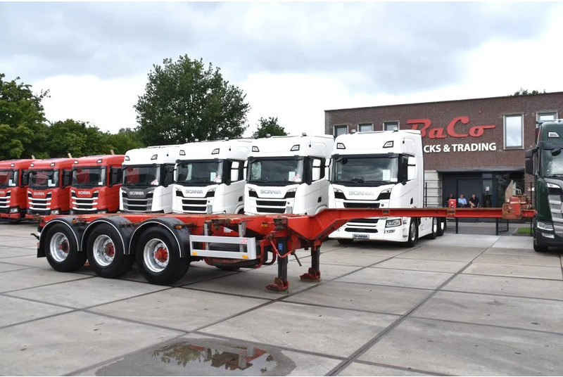 Pacton T3-010 - BPW AXLES - DRUM BRAKES - 2 LIFT AXLES - 2 x EXTENDABLE - - 컨테이너 운반 장치/ 스와프 보디 세미 트레일러 : 사진 1 Pacton T3-010 - BPW AXLES - DRUM BRAKES - 2 LIFT AXLES - 2 x EXTENDABLE - - 컨테이너 운반 장치/ 스와프 보디 세미 트레일러 : 사진 1