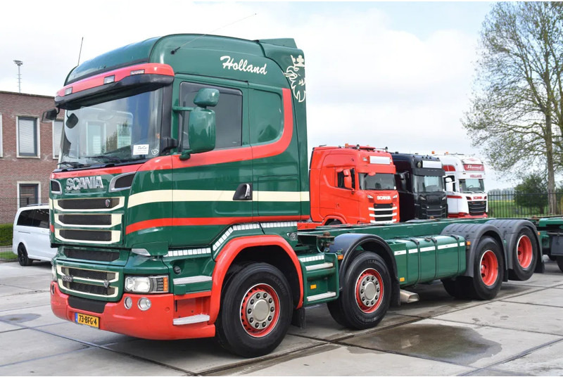 Scania R520 HL V8 8x2 - EURO 6 - MANUAL - RETARDER - WHEELBASE: 510 cm - 10 TONS FRONT AXLE - XENON - - 컨테이너 운반 장치/ 스와프 보디 트럭 : 사진 1 Scania R520 HL V8 8x2 - EURO 6 - MANUAL - RETARDER - WHEELBASE: 510 cm - 10 TONS FRONT AXLE - XENON - - 컨테이너 운반 장치/ 스와프 보디 트럭 : 사진 1