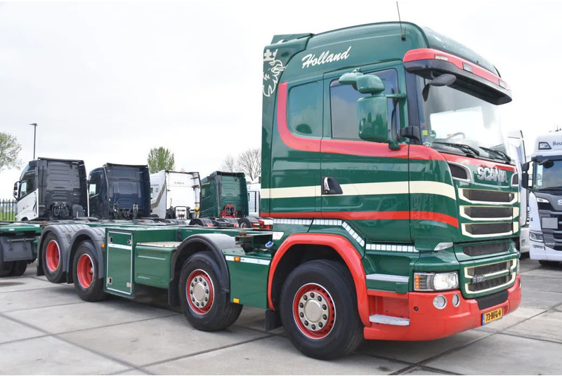Scania R520 HL V8 8x2 - EURO 6 - MANUAL - RETARDER - WHEELBASE: 510 cm - 10 TONS FRONT AXLE - XENON - - 컨테이너 운반 장치/ 스와프 보디 트럭 : 사진 2 Scania R520 HL V8 8x2 - EURO 6 - MANUAL - RETARDER - WHEELBASE: 510 cm - 10 TONS FRONT AXLE - XENON - - 컨테이너 운반 장치/ 스와프 보디 트럭 : 사진 2