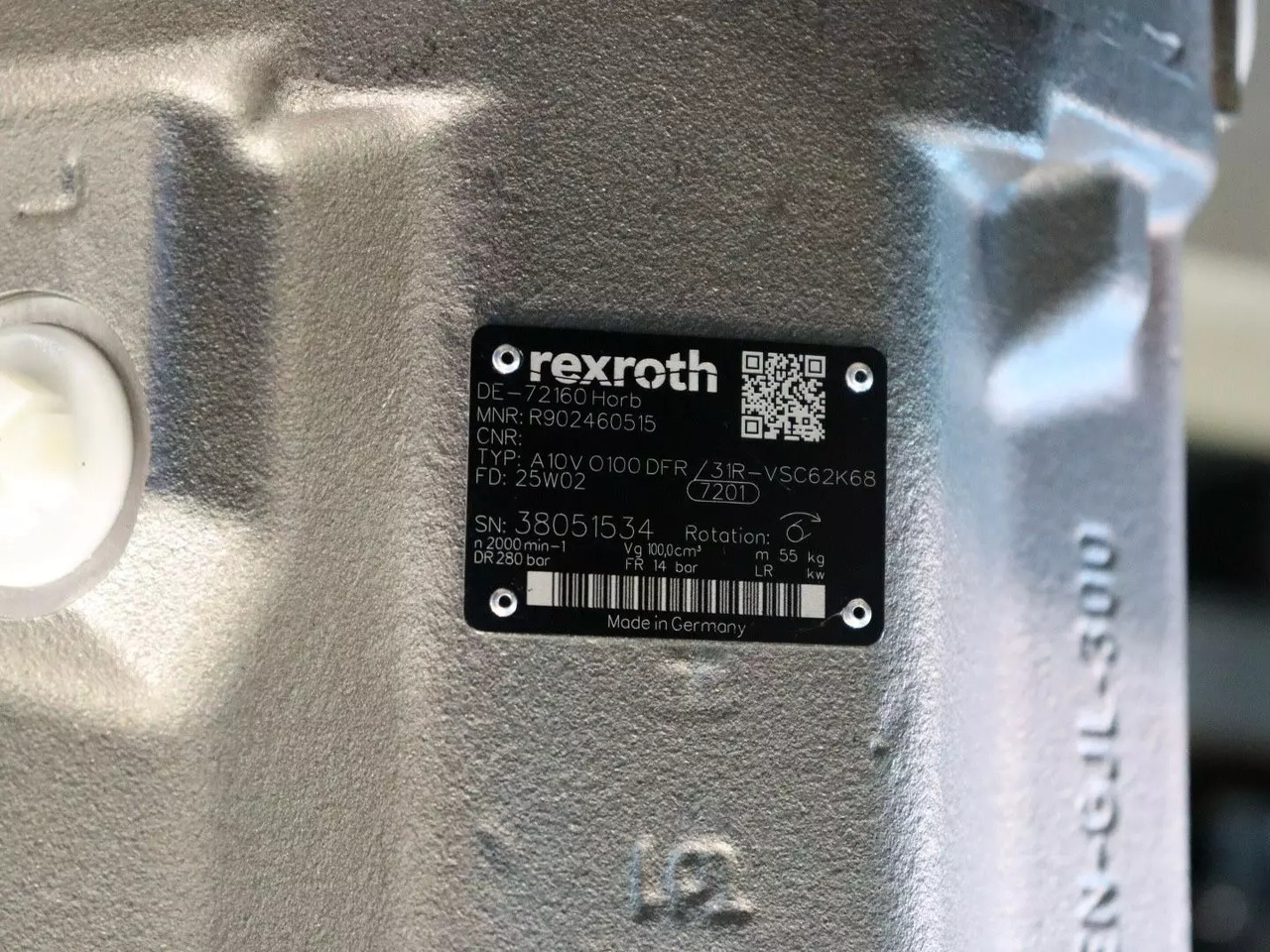 REXROTH A10VO100DFR/31R-VSC62K68 - 유압 펌프 건설기계 용 : 사진 4 REXROTH A10VO100DFR/31R-VSC62K68 - 유압 펌프 건설기계 용 : 사진 4