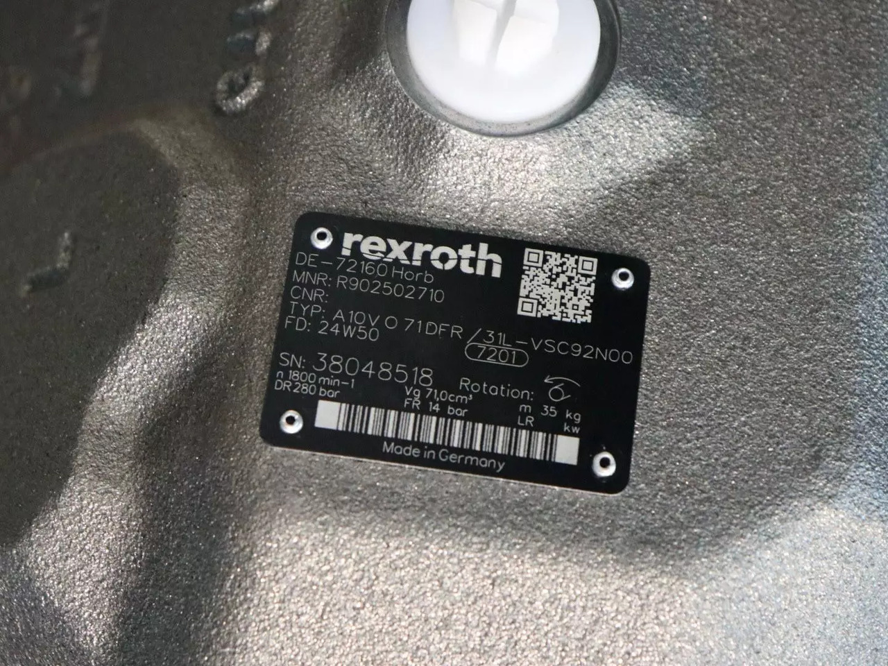 REXROTH A10VO71DFR/31L-VSC92N00 - 유압 펌프 자재 취급 장비 용 : 사진 4 REXROTH A10VO71DFR/31L-VSC92N00 - 유압 펌프 자재 취급 장비 용 : 사진 4
