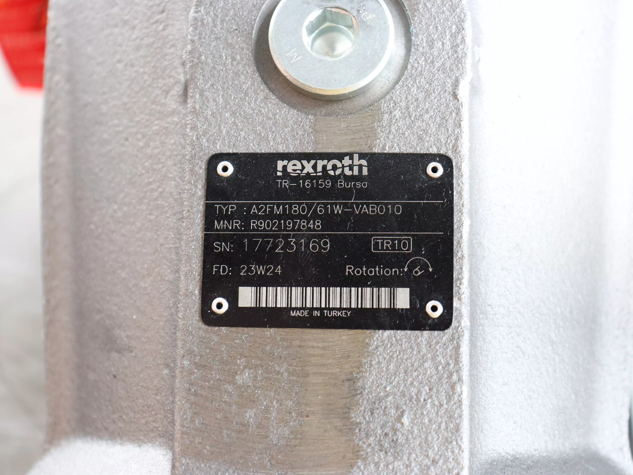 REXROTH A2FM180/61W-VAB010 - 유압 모터 건설기계 용 : 사진 4 REXROTH A2FM180/61W-VAB010 - 유압 모터 건설기계 용 : 사진 4