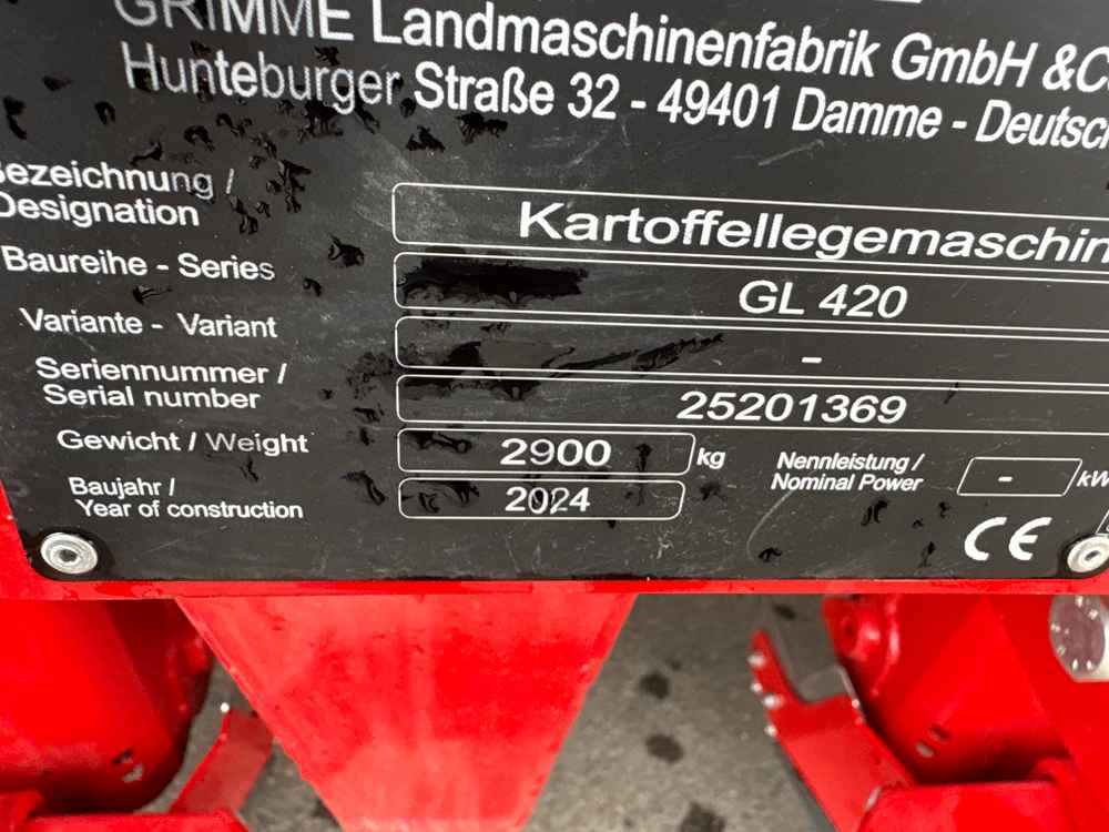 Grimme GL 420 - 콤바인 수확기 : 사진 5 Grimme GL 420 - 콤바인 수확기 : 사진 5