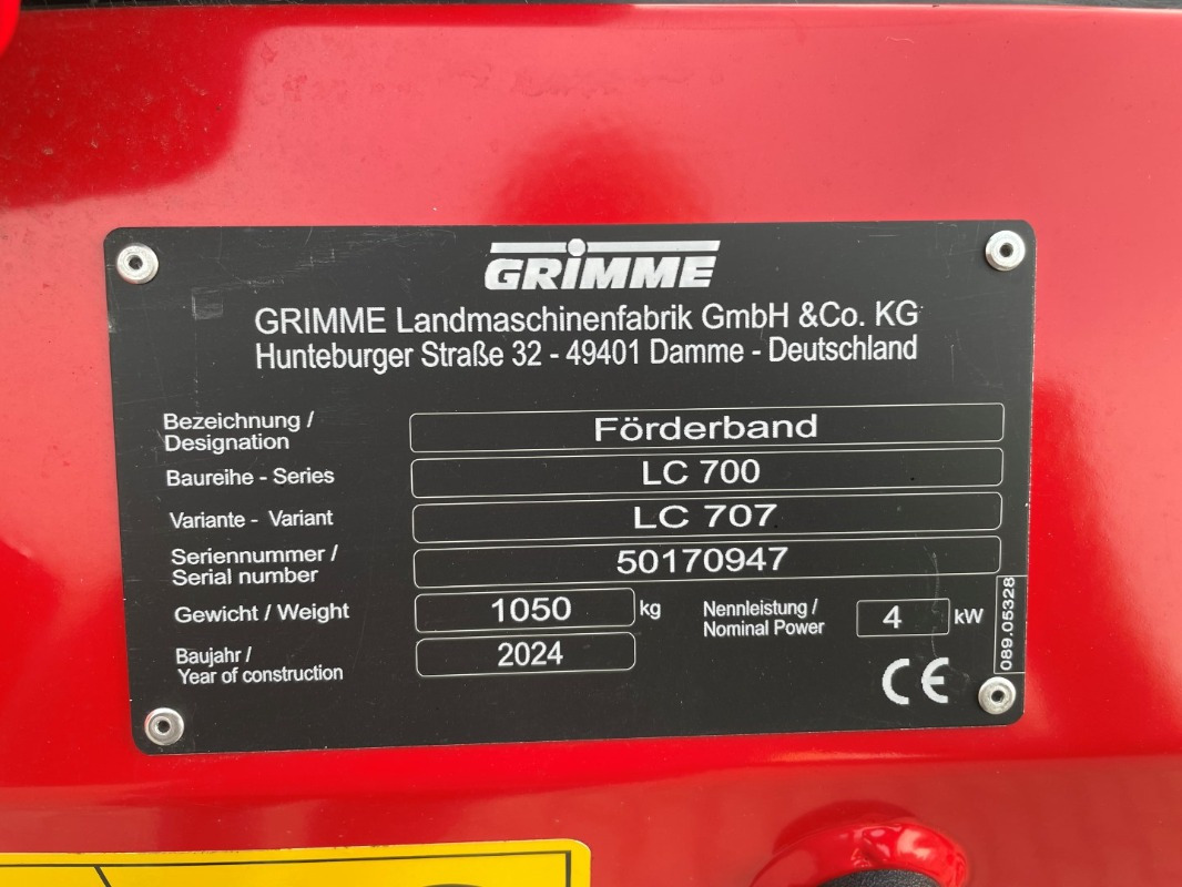 Grimme LC 707 - Rental - 저장 장치 : 사진 2 Grimme LC 707 - Rental - 저장 장치 : 사진 2