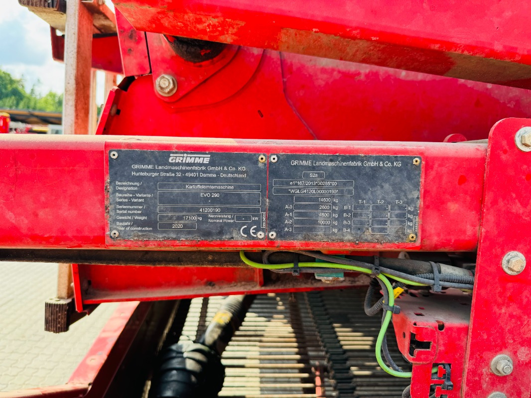 Grimme EVO 290 AirSep - 감자 수확기 : 사진 2 Grimme EVO 290 AirSep - 감자 수확기 : 사진 2
