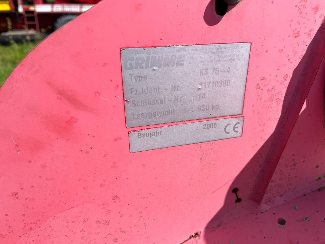 Grimme KS 75-4 - 콤바인 수확기 : 사진 2 Grimme KS 75-4 - 콤바인 수확기 : 사진 2
