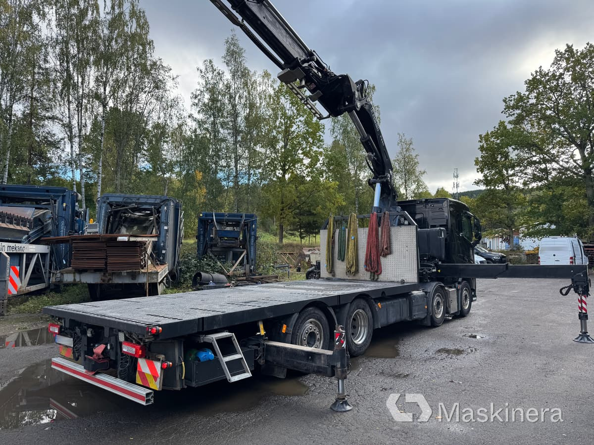 Bodbil Volvo FH 82F med Fassi F820 kran & jib - 드롭사이드/ 플랫베드 트럭, 크레인 트럭 : 사진 5 Bodbil Volvo FH 82F med Fassi F820 kran & jib - 드롭사이드/ 플랫베드 트럭, 크레인 트럭 : 사진 5