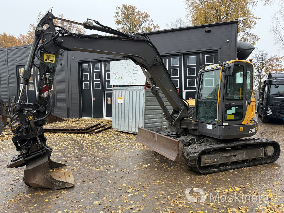 Grävmaskin Volvo ECR88D med tillbehör - 크롤러 굴삭기 : 사진 1 Grävmaskin Volvo ECR88D med tillbehör - 크롤러 굴삭기 : 사진 1