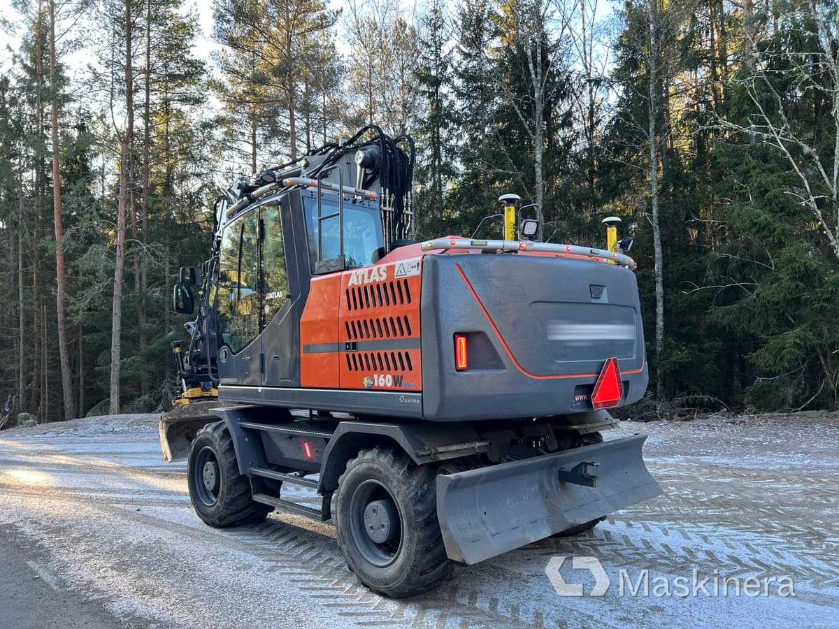 크롤러 굴삭기 Hjulgrävare Atlas 160 W med grävsystem : 사진 7 크롤러 굴삭기 Hjulgrävare Atlas 160 W med grävsystem : 사진 7
