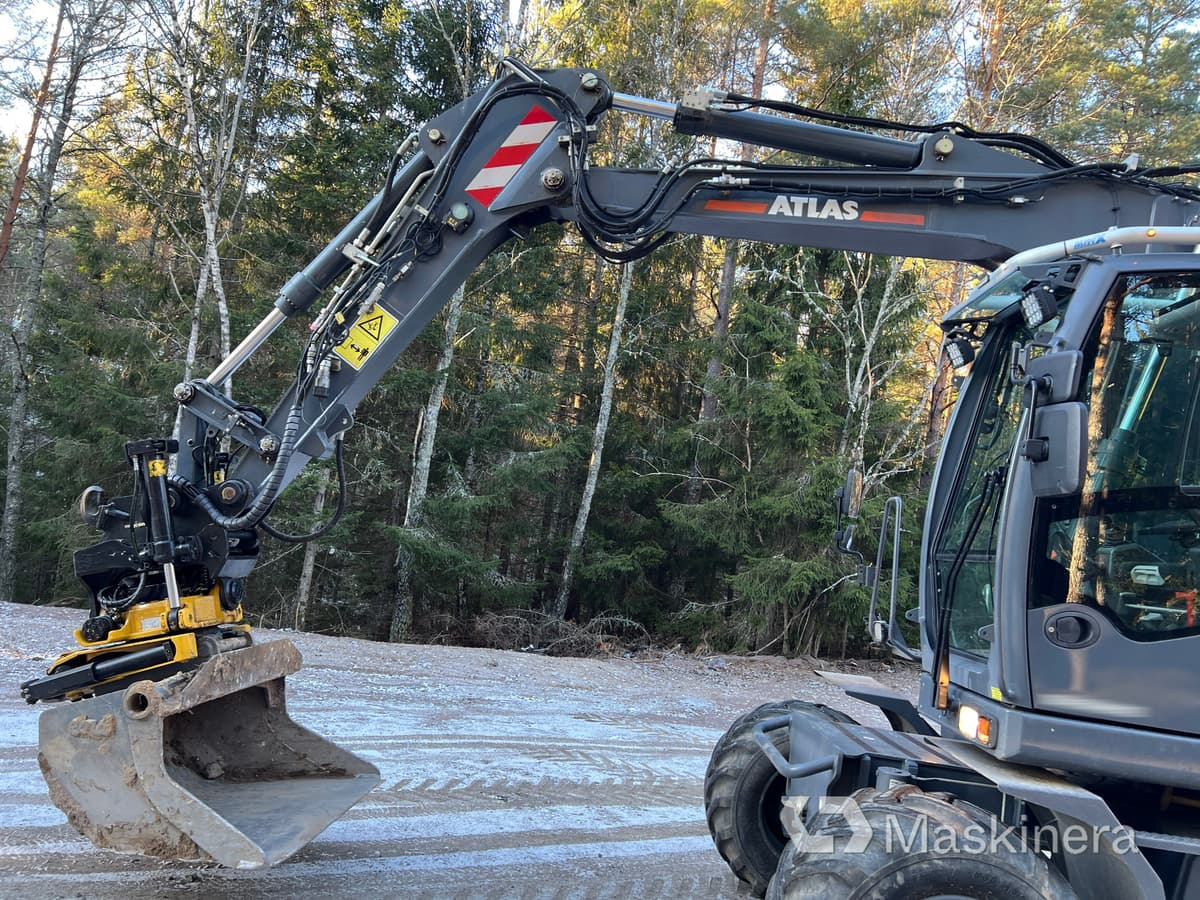 크롤러 굴삭기 Hjulgrävare Atlas 160 W med grävsystem : 사진 46 크롤러 굴삭기 Hjulgrävare Atlas 160 W med grävsystem : 사진 46