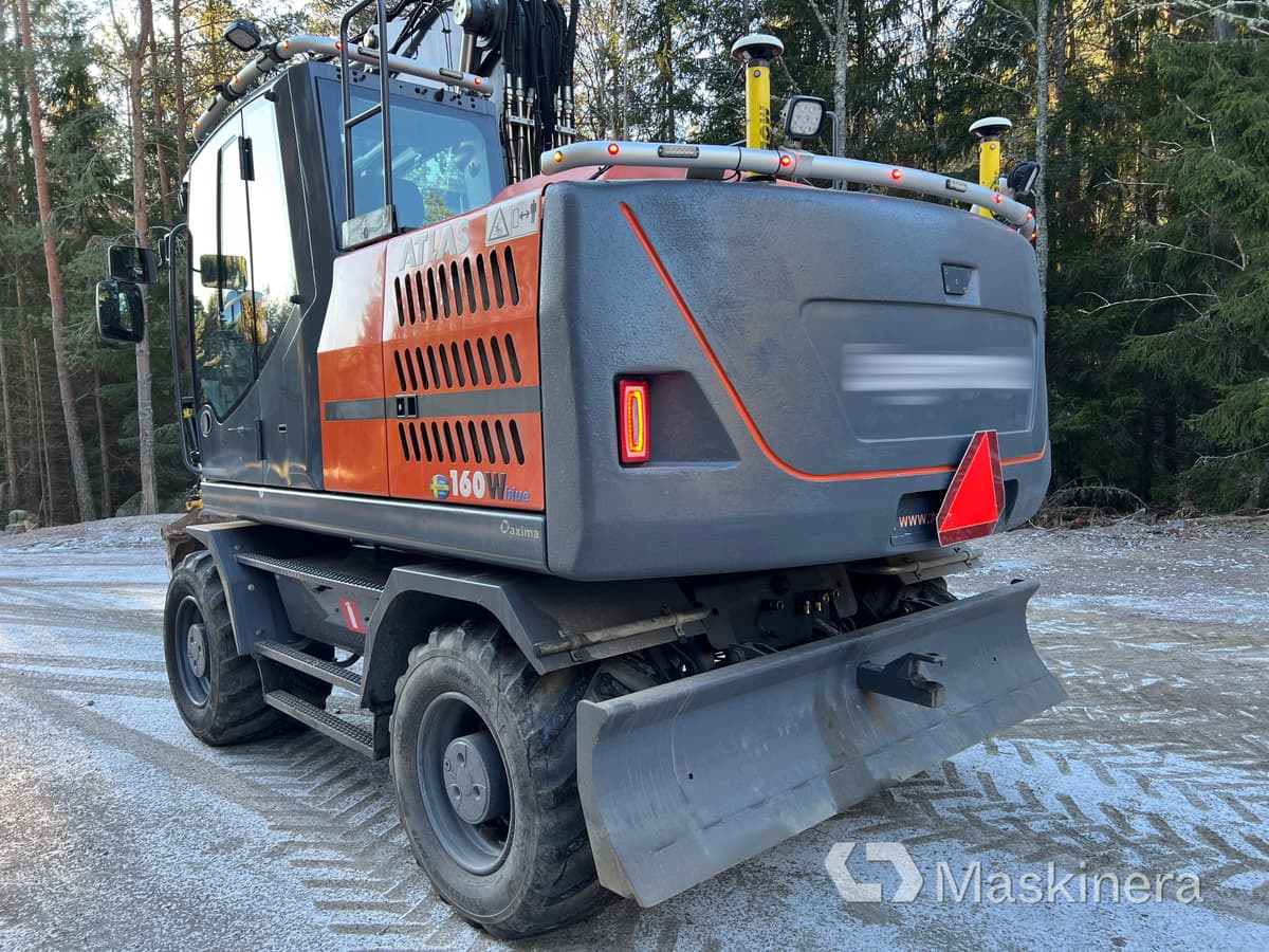 크롤러 굴삭기 Hjulgrävare Atlas 160 W med grävsystem : 사진 44 크롤러 굴삭기 Hjulgrävare Atlas 160 W med grävsystem : 사진 44