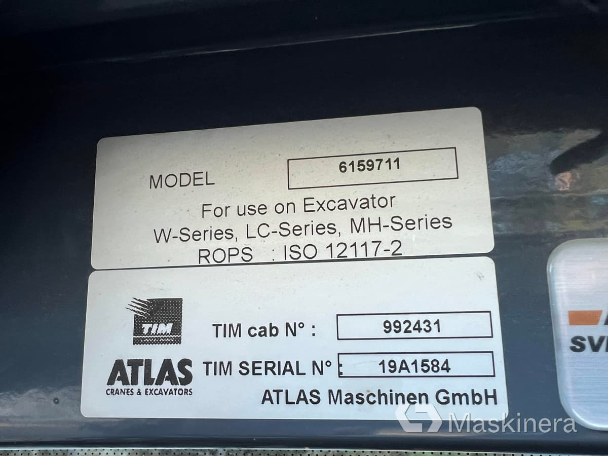 크롤러 굴삭기 Hjulgrävare Atlas 160 W med grävsystem : 사진 33 크롤러 굴삭기 Hjulgrävare Atlas 160 W med grävsystem : 사진 33