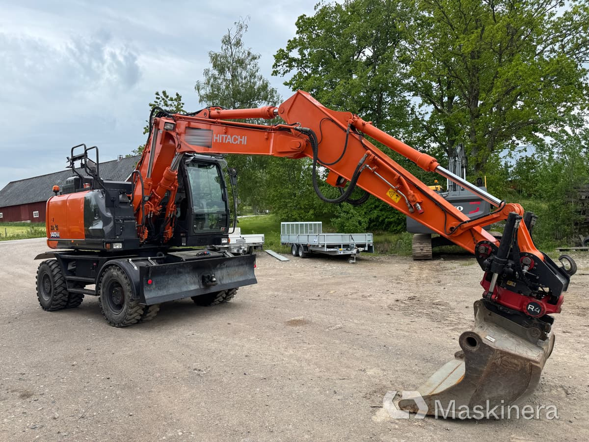 Hjulgrävare Hitachi Zaxis 140W med redskap - 크롤러 굴삭기 : 사진 3 Hjulgrävare Hitachi Zaxis 140W med redskap - 크롤러 굴삭기 : 사진 3