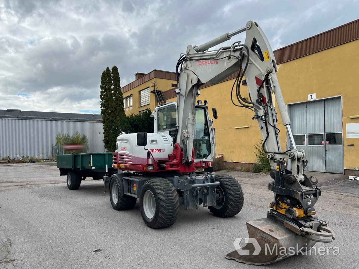 Hjulgrävare Takeuchi TB295W med vagn & redskap - 크롤러 굴삭기 : 사진 3 Hjulgrävare Takeuchi TB295W med vagn & redskap - 크롤러 굴삭기 : 사진 3