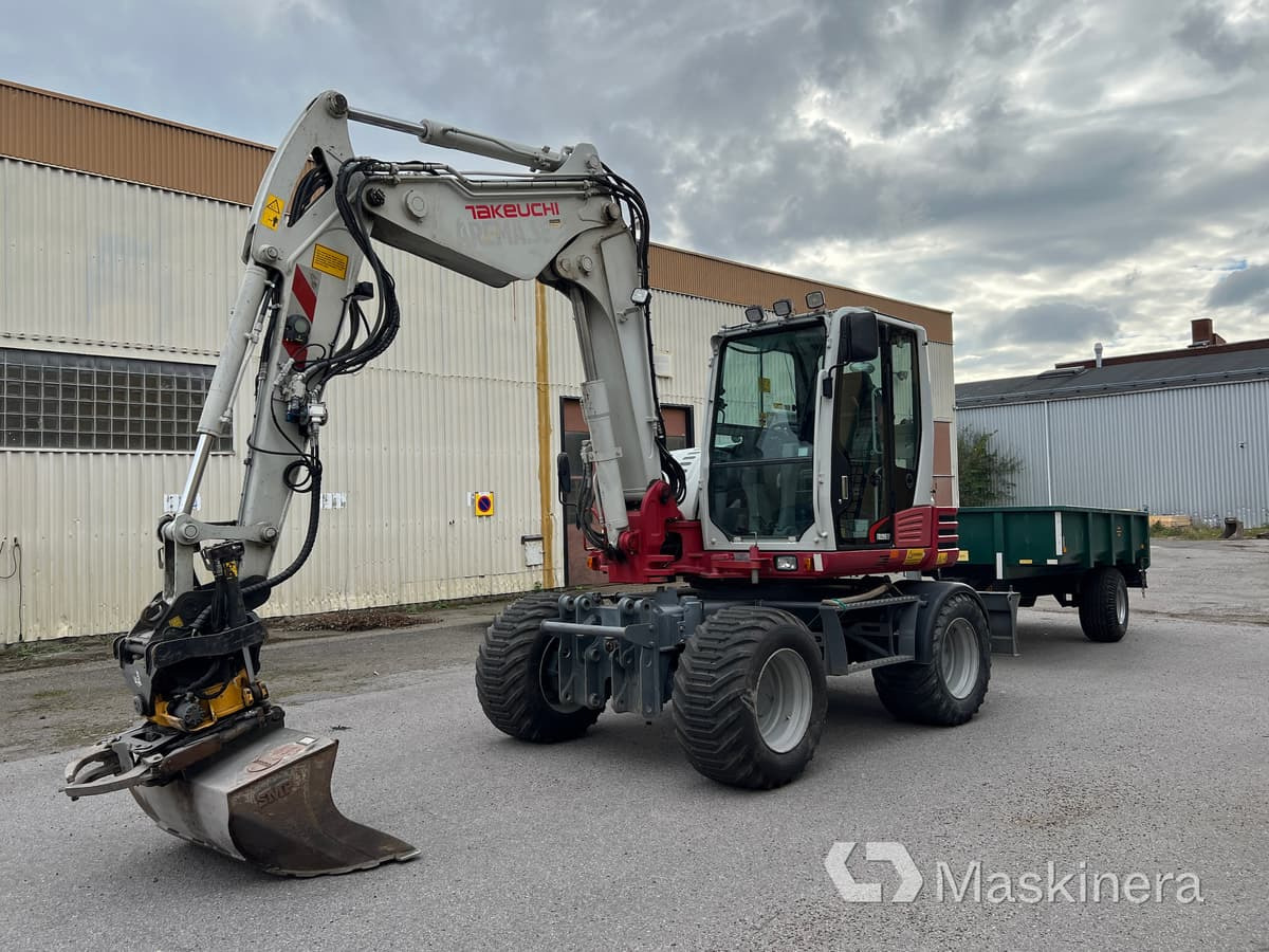 Hjulgrävare Takeuchi TB295W med vagn & redskap - 크롤러 굴삭기 : 사진 1 Hjulgrävare Takeuchi TB295W med vagn & redskap - 크롤러 굴삭기 : 사진 1