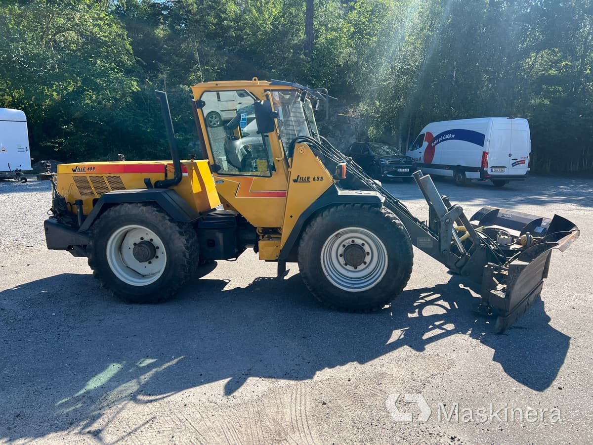 Redskapsbärare Wille 655 med vikplog - 휠 로더 : 사진 4 Redskapsbärare Wille 655 med vikplog - 휠 로더 : 사진 4