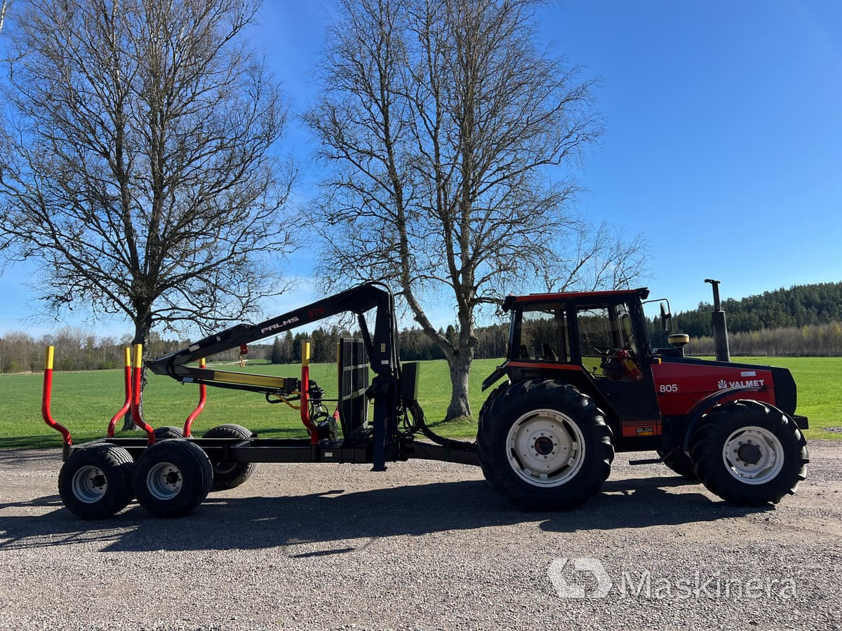 Valmet 805 / Palms 675 Traktor Valmet 805 med Skogsvagn Palms 675 - 장궤형 트랙터 : 사진 4 Valmet 805 / Palms 675 Traktor Valmet 805 med Skogsvagn Palms 675 - 장궤형 트랙터 : 사진 4
