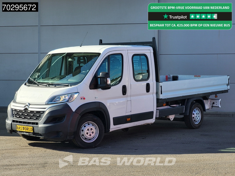 Citroën Jumper 140PK Open Laadbak Dubbel Cabine Airco Euro6 Pritsche Pickup Open Box Airco - 플랫베드 밴 : 사진 1 Citroën Jumper 140PK Open Laadbak Dubbel Cabine Airco Euro6 Pritsche Pickup Open Box Airco - 플랫베드 밴 : 사진 1