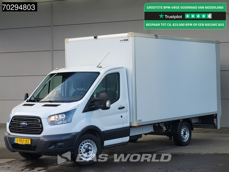 박스 밴 Ford Transit 130pk D'Hollandia Laadklep Bakwagen Airco Camera Euro6 Koffer Meubelbak 19m3 Airco : 사진 1