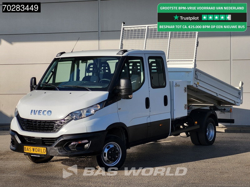 덤프 밴 Iveco Daily 35C16 3.0L Kipper Dubbel Cabine met Kist 3,5t trekhaak Dubbellucht Airco Cruise Tipper Benne Kieper 2m3 Airco Trekhaak Cruise co : 사진 1