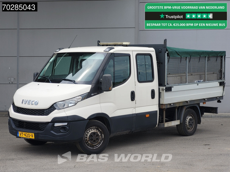 Iveco Daily 35S11 Open Laadbak met Kist Dubbel Cabine 3,5t Trekhaak Airco Pickup Pritsche Open Box Airco Trekhaak - 플랫베드 밴 : 사진 1 Iveco Daily 35S11 Open Laadbak met Kist Dubbel Cabine 3,5t Trekhaak Airco Pickup Pritsche Open Box Airco Trekhaak - 플랫베드 밴 : 사진 1