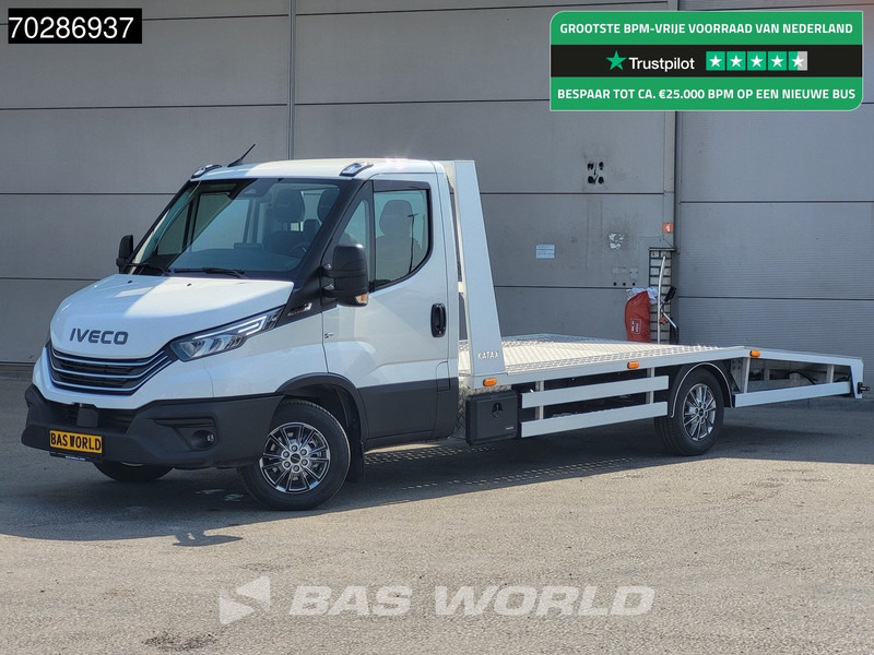 Iveco Daily 35S18 Automaat Autotransporter 3,5t Trekhaak Navi Airco LED ACC Euro6 Oprijwagen Cartransporter Trekhaak - 밴 : 사진 1 Iveco Daily 35S18 Automaat Autotransporter 3,5t Trekhaak Navi Airco LED ACC Euro6 Oprijwagen Cartransporter Trekhaak - 밴 : 사진 1