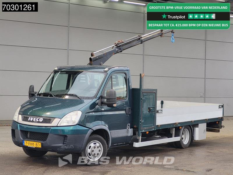 Iveco Daily 40C18 3.0L Kraanwagen Open Laadbak Hyya 017T 1320KG 3,5t Trekhaak Airco 180PK Kraan Cran Kranwagen Crane Pritsche Pickup Open Bo - 플랫베드 밴 : 사진 1 Iveco Daily 40C18 3.0L Kraanwagen Open Laadbak Hyya 017T 1320KG 3,5t Trekhaak Airco 180PK Kraan Cran Kranwagen Crane Pritsche Pickup Open Bo - 플랫베드 밴 : 사진 1