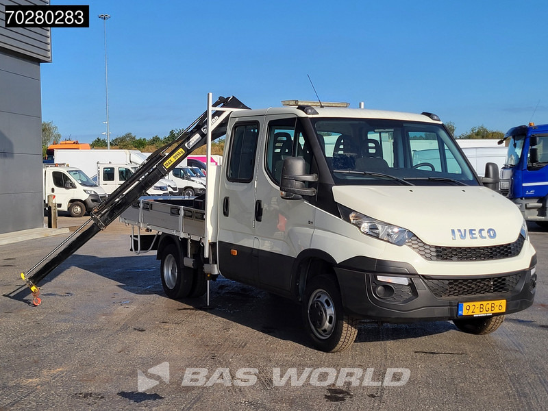 Iveco Daily 50C17 3,0L Automaat HIAB 017T-2 DC Open laadbak Kraan Dubbellucht Airco Euro6 Pickup Crane Kraanwagen Pritsche Airco Dubbel cabi - 플랫베드 밴 : 사진 3 Iveco Daily 50C17 3,0L Automaat HIAB 017T-2 DC Open laadbak Kraan Dubbellucht Airco Euro6 Pickup Crane Kraanwagen Pritsche Airco Dubbel cabi - 플랫베드 밴 : 사진 3