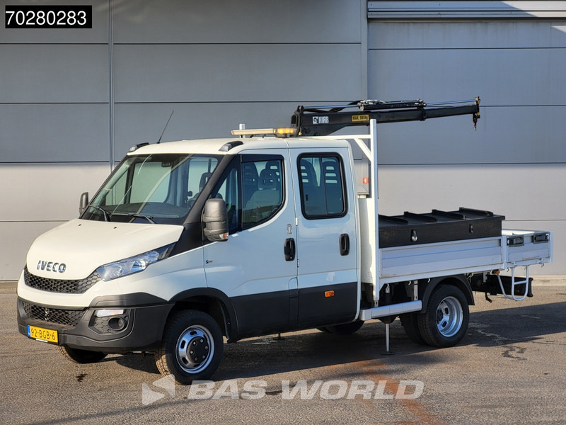 Iveco Daily 50C17 3,0L Automaat HIAB 017T-2 DC Open laadbak Kraan Dubbellucht Airco Euro6 Pickup Crane Kraanwagen Pritsche Airco Dubbel cabi - 플랫베드 밴 : 사진 2 Iveco Daily 50C17 3,0L Automaat HIAB 017T-2 DC Open laadbak Kraan Dubbellucht Airco Euro6 Pickup Crane Kraanwagen Pritsche Airco Dubbel cabi - 플랫베드 밴 : 사진 2