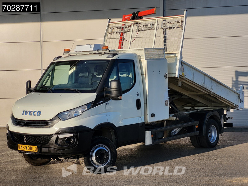 Iveco Daily 70C18 3.0L Driezijdige Kipper 500KG Kraan Kraanwagen Open Laadbak 3,5t Trekhaak Airco Cruise Euro6 Kraan Crane Kranwagen Kipper - 덤프 밴 : 사진 2 Iveco Daily 70C18 3.0L Driezijdige Kipper 500KG Kraan Kraanwagen Open Laadbak 3,5t Trekhaak Airco Cruise Euro6 Kraan Crane Kranwagen Kipper - 덤프 밴 : 사진 2