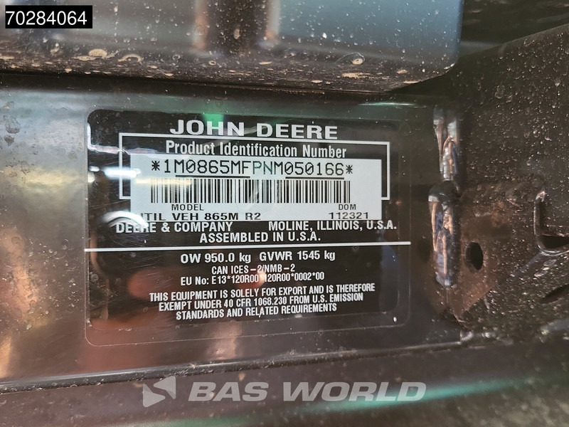신규 플랫베드 밴 John Deere Gator XUV865M : 사진 16