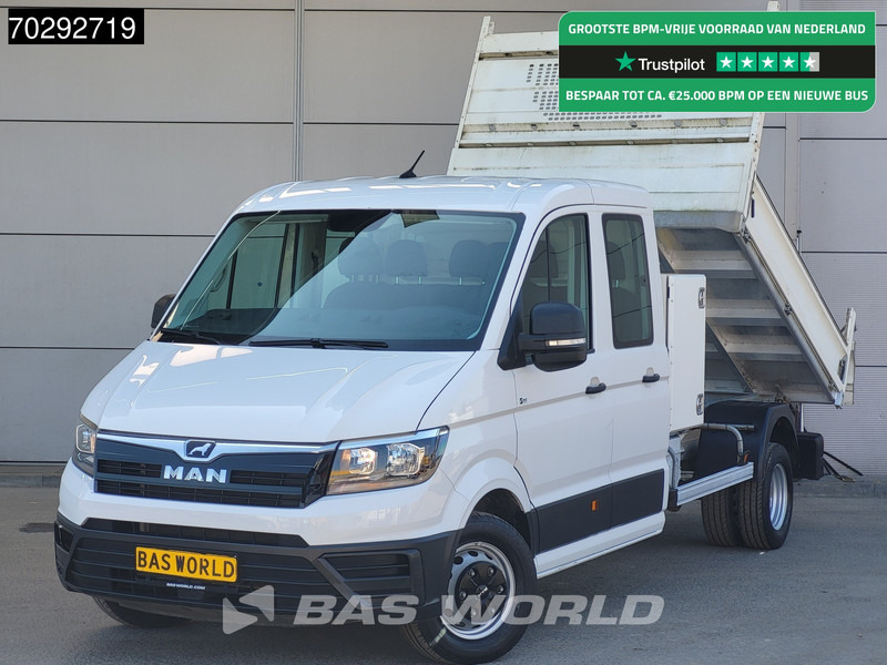 MAN TGE 5.120 COMING SOON! Kipper met Kist Dubbel Cabine Dubbellucht 3,5t Trekhaak Navi Airco Camera Euro6 Tipper Benne Kieper Airco Dubbel ca - 덤프 밴 : 사진 1 MAN TGE 5.120 COMING SOON! Kipper met Kist Dubbel Cabine Dubbellucht 3,5t Trekhaak Navi Airco Camera Euro6 Tipper Benne Kieper Airco Dubbel ca - 덤프 밴 : 사진 1