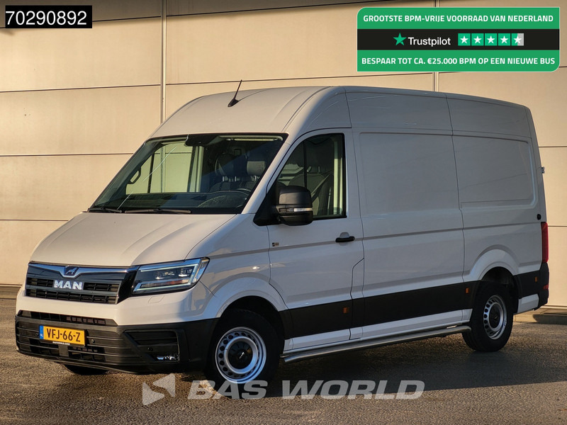 MAN TGE Elektrisch 115km WLTP 35,8kWh LED Navi Airco Cruise Camera Parkeersensoren 12m3 Airco Cruise control - 패널 밴, 전기 밴 : 사진 1 MAN TGE Elektrisch 115km WLTP 35,8kWh LED Navi Airco Cruise Camera Parkeersensoren 12m3 Airco Cruise control - 패널 밴, 전기 밴 : 사진 1