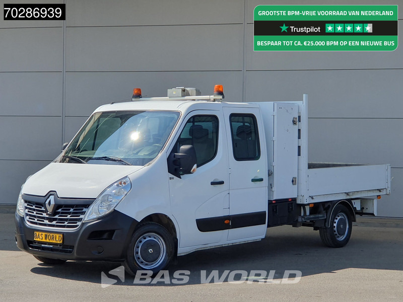 Renault Master 110PK Open Laadbak Kraanwagen HMF 52 Airco Cruise Euro6 Pickup Crane Kranwagen Pritsche Open Box Airco Cruise control - 플랫베드 밴 : 사진 1 Renault Master 110PK Open Laadbak Kraanwagen HMF 52 Airco Cruise Euro6 Pickup Crane Kranwagen Pritsche Open Box Airco Cruise control - 플랫베드 밴 : 사진 1