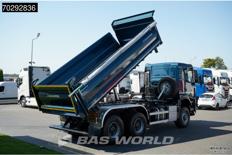 신규 덤프트럭 MAN TGS 33.480 TGS 6X6 11m3 KH-3-Way Kipper 6x6 Steel Suspension Automatic Big-Axle Euro 6 : 사진 8